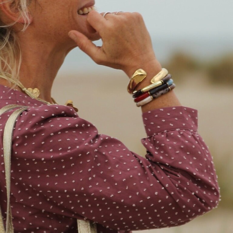 Quintessence - Bracelet Sillage doré