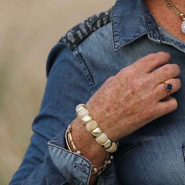 Quintessence - Bracelet Soléa – Douceur ivoire