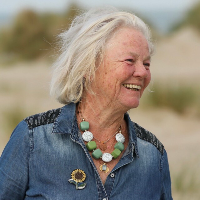 Quintessence - Broche Tournesol  brodée