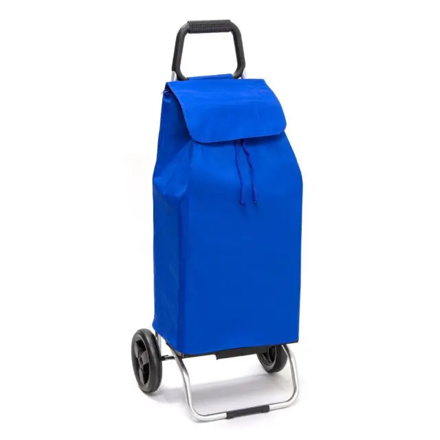 Mon Chariot de Courses - Chariot de courses pliable Buggy – Sac 55L imperméable – Eco Bleu