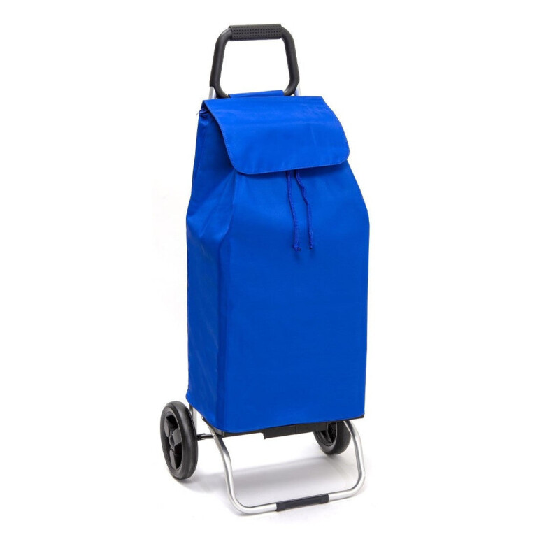 Mon Chariot de Courses - Chariot de courses pliable Buggy - Sac 55L imperméable - Eco Bleu