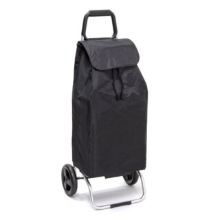 Mon Chariot de Courses - Chariot de courses pliable Buggy  Sac 55L imperméable  Noir