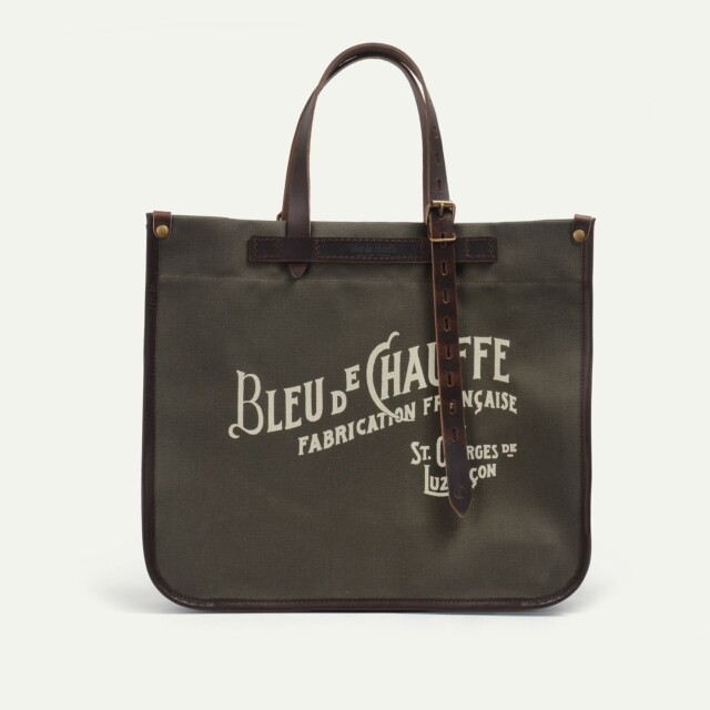 Bleu de Chauffe - Cabas Bazar – Kaki BM