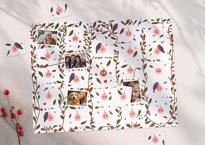 Photoweb - Calendrier de l’avent personnalise