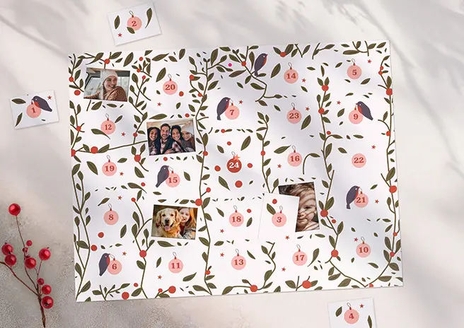 Photoweb - Calendrier de l’avent personnalise