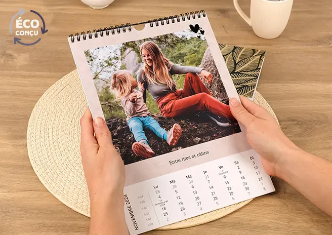 Photoweb - Calendrier mural  eco-conçu – format A4 portrait