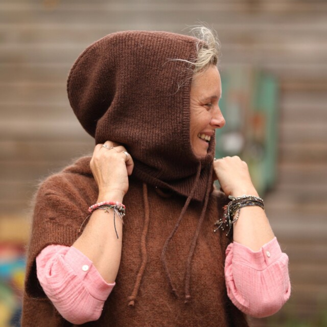 Quintessence - Cagoule Danaé - Chocolat