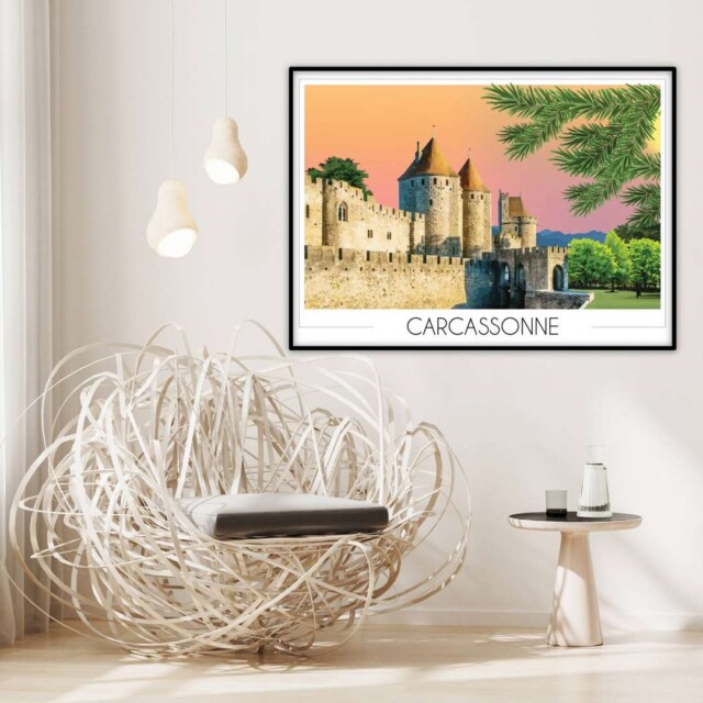 Foliove - Affiche Carcassonne