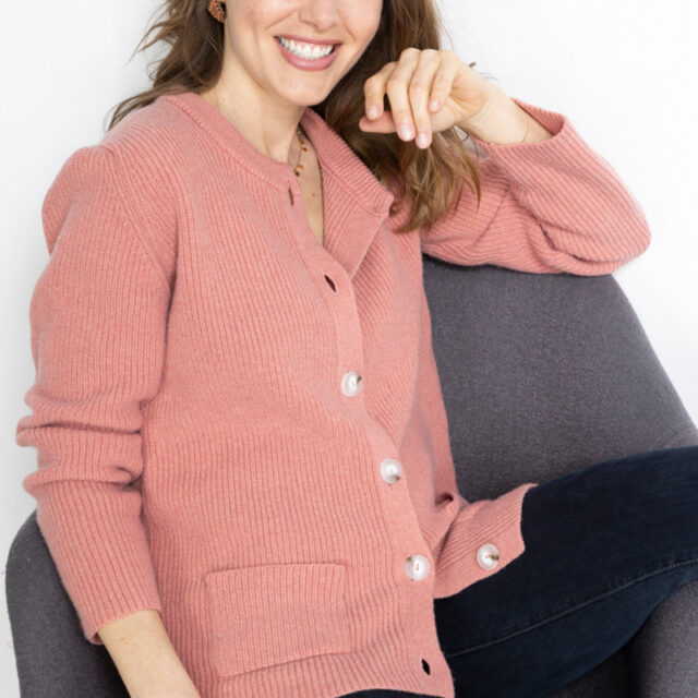 Maison Solfin - Cardigan en laine Made in France| B.Solfin