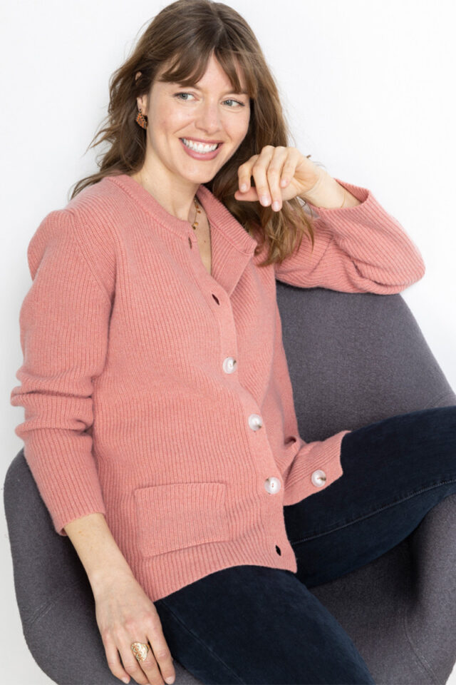 Maison Solfin - Cardigan en laine Made in France| B.Solfin