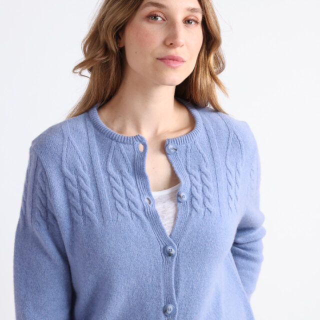 Maison Solfin - Cardigan laine mérinos Made in France| B.Solfin