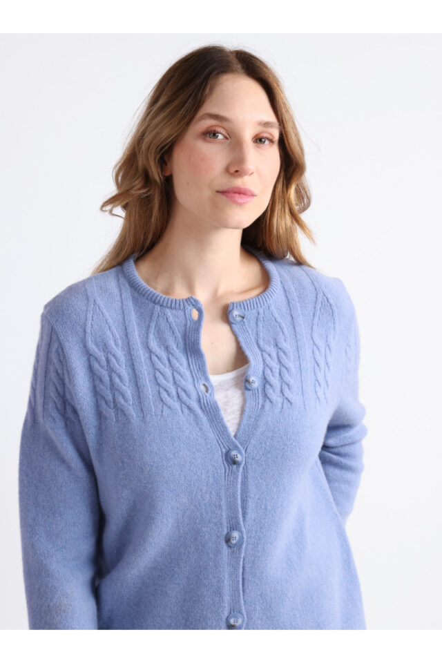 Maison Solfin - Cardigan laine mérinos Made in France| B.Solfin