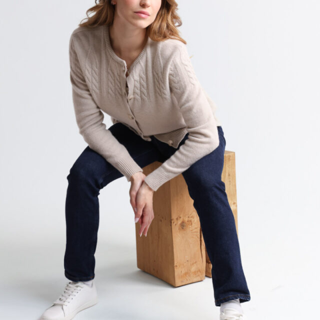 Maison Solfin - Cardigan laine mérinos Made in France| B.Solfin