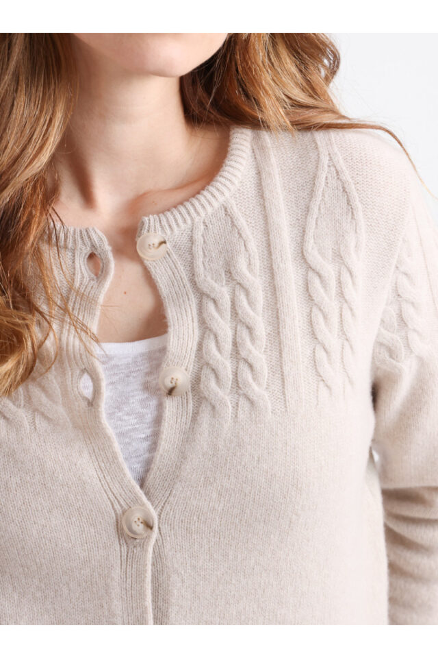 Maison Solfin - Cardigan laine mérinos Made in France| B.Solfin