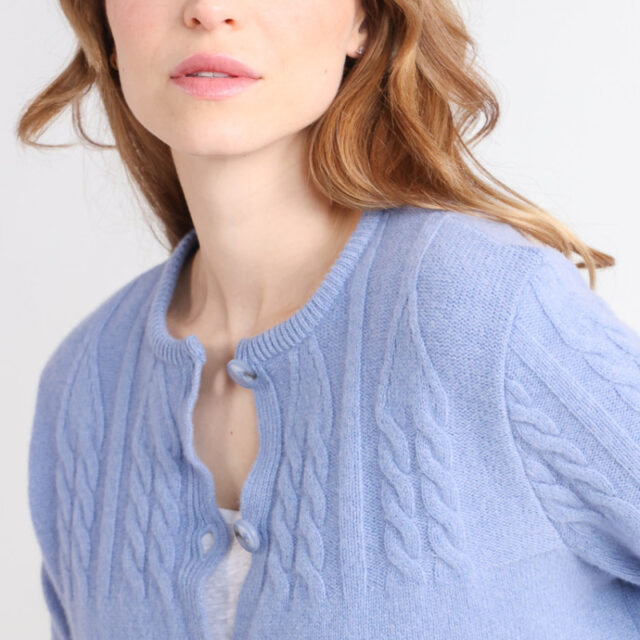 Maison Solfin - Cardigan laine mérinos Made in France| B.Solfin