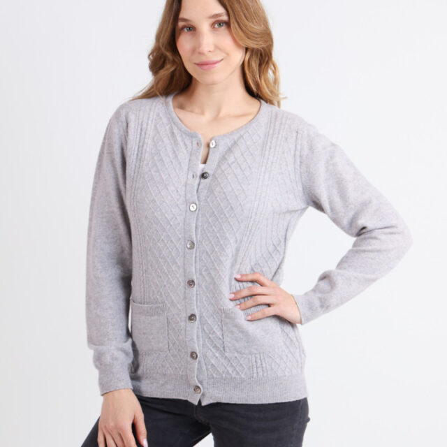 Maison Solfin - Cardigan en cachemire et laine Made in France| B.Solfin
