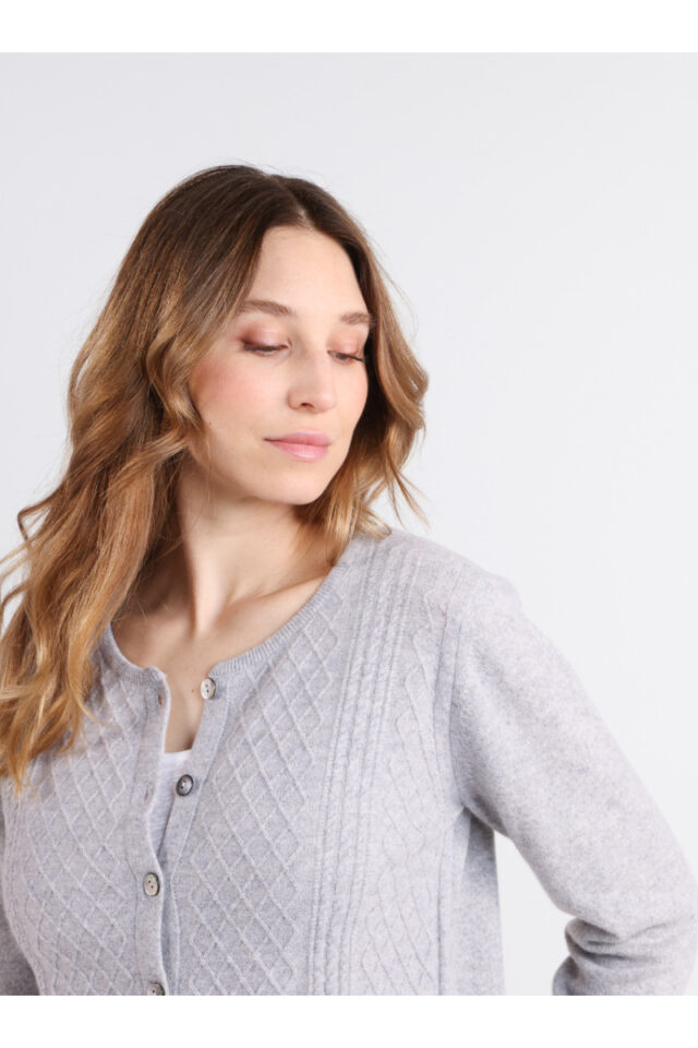 Maison Solfin - Cardigan en cachemire et laine Made in France| B.Solfin