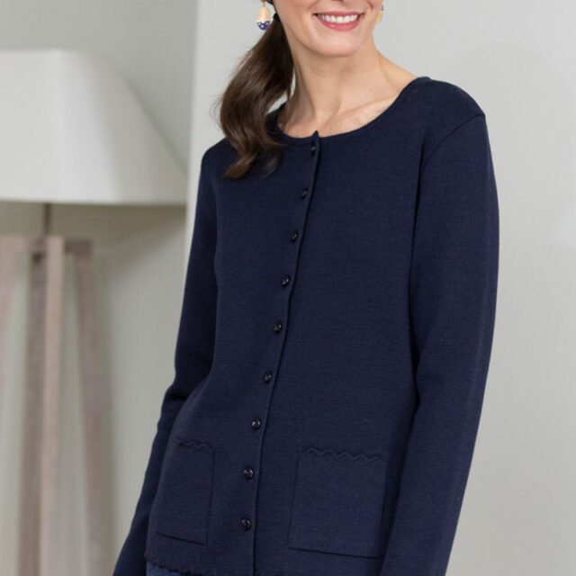 Maison Solfin - Cardigan en laine Made in France| B.Solfin