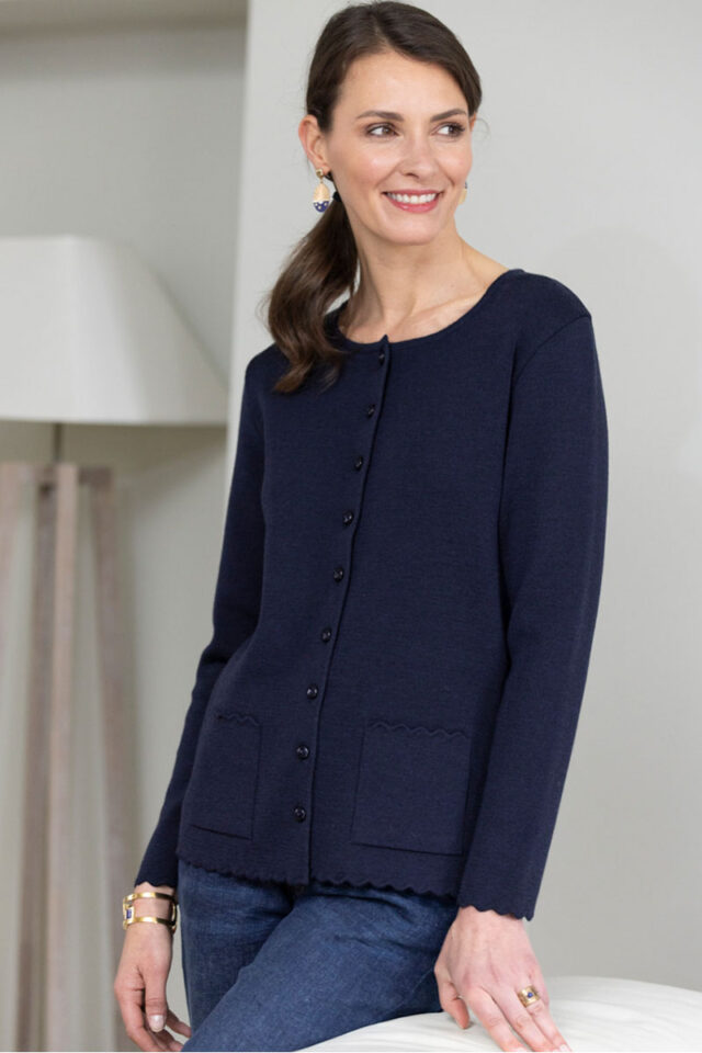 Maison Solfin - Cardigan en laine Made in France| B.Solfin