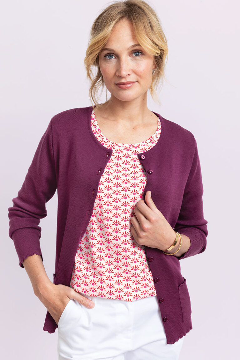 Maison Solfin - Cardigan en laine Made in France| B.Solfin