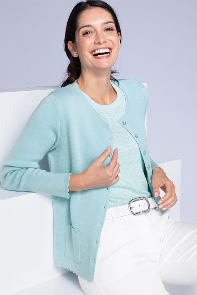 Maison Solfin - Cardigan en laine Made in France| B.Solfin