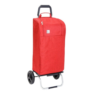 Mon Chariot de Courses - Chariot de courses pliable Carlux – Sac 47L imperméable – Bordeaux