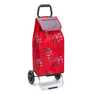 Chariot de courses pliable Carlux – Sac 55L imperméable – Artifice Rouge par la marque Mon Chariot de Courses Mon Chariot de Courses - Chariot de courses pliable Carlux – Sac 55L imperméable – Artifice Rouge