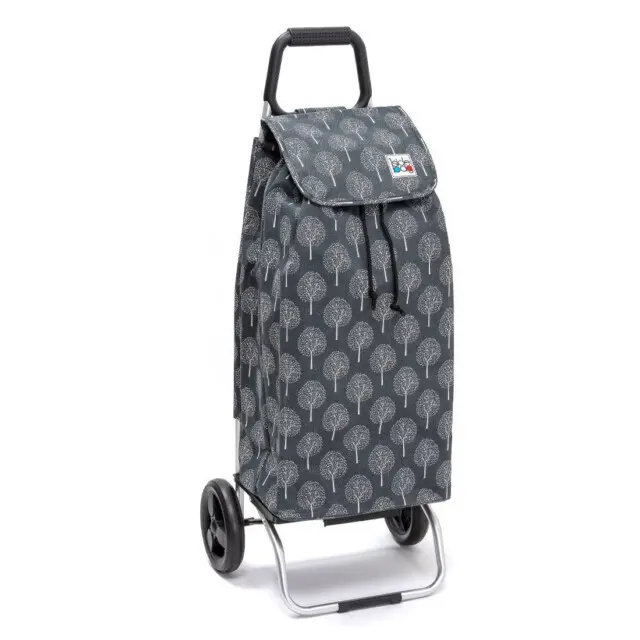 Chariot de courses pliable Carlux – Sac 55L imperméable – Blackwinter par la marque Mon Chariot de Courses Mon Chariot de Courses - Chariot de courses pliable Carlux – Sac 55L imperméable – Blackwinter