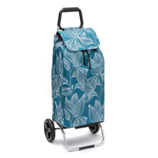 Chariot de courses pliable Carlux – Sac 55L imperméable – Greenleaves par la marque Mon Chariot de Courses Mon Chariot de Courses - Chariot de courses pliable Carlux – Sac 55L imperméable – Greenleaves