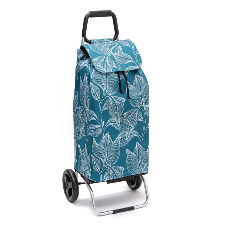 Mon Chariot de Courses - Chariot de courses pliable Carlux - Sac 55L imperméable - Greenleaves