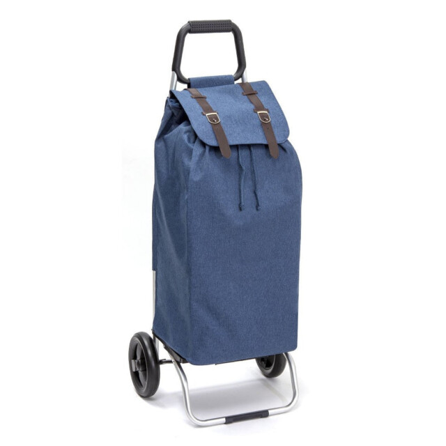 Chariot de courses pliable Carlux – Sac 55L imperméable – Jean Strap par la marque Mon Chariot de Courses Mon Chariot de Courses - Chariot de courses pliable Carlux – Sac 55L imperméable – Jean Strap