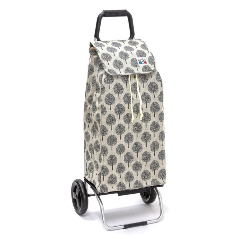Mon Chariot de Courses - Chariot de courses pliable Carlux - Sac 55L imperméable - Whitewinter