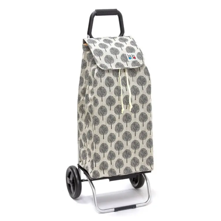 Mon Chariot de Courses - Chariot de courses pliable Carlux - Sac 55L imperméable - Whitewinter