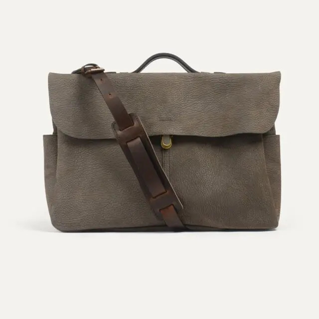 Bleu de Chauffe - Cartable Charles – Soft Kaki brun