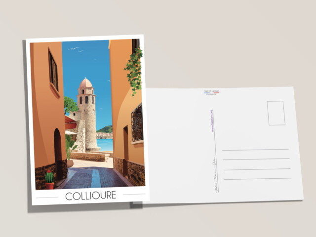Foliove - Carte postale Clocher de Collioure