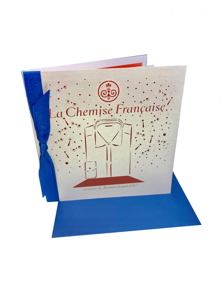La Chemise Française - Carte de souhaits artistique