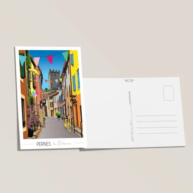 Foliove - Carte postale Pernes les Fontaines Centre