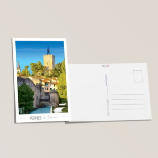 Carte postale Pernes les Fontaines Village par la marque Foliove Foliove - Carte postale Pernes les Fontaines Village