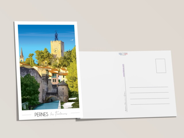 Foliove - Carte postale Pernes les Fontaines Village