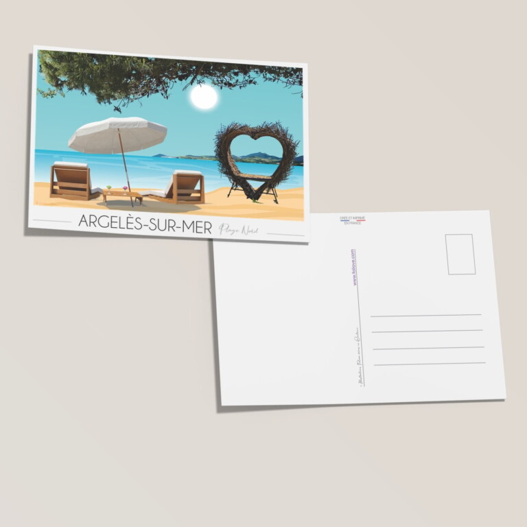 Foliove - Carte postale Argelès-sur-Mer Plage Nord
