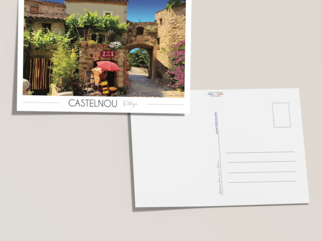 Foliove - Carte postale Castelnou Village