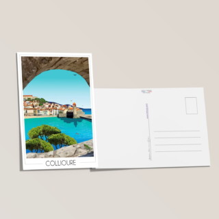 Carte postale Collioure Village Catalan par la marque Foliove Foliove - Carte postale Collioure Village Catalan