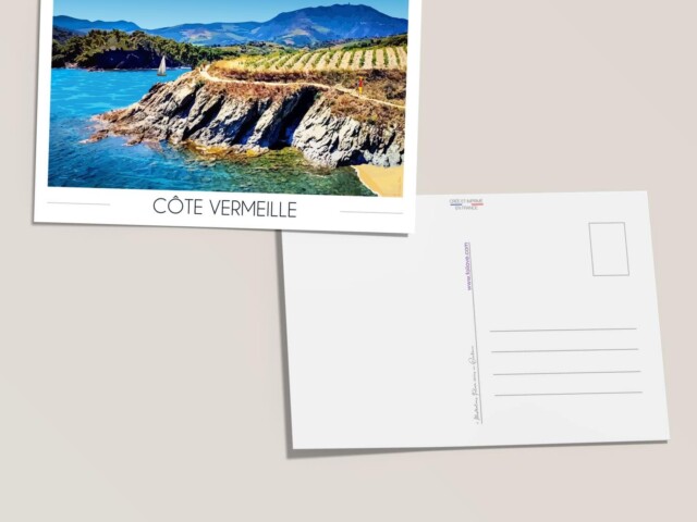 Foliove - Carte postale Côte Vermeille criques