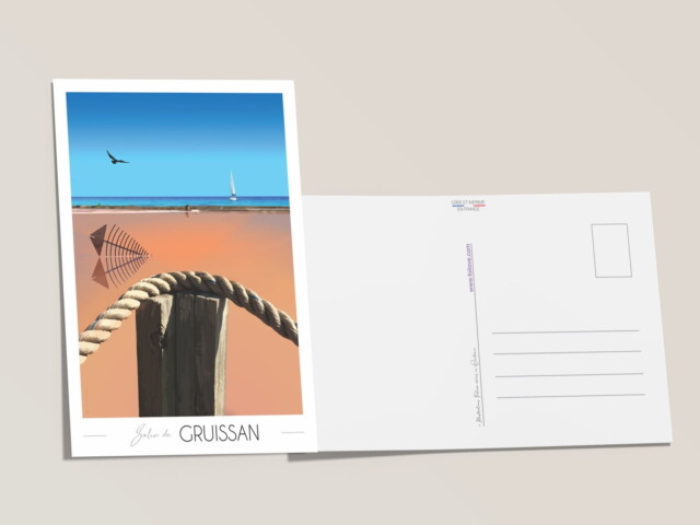 Foliove - Carte postale Lac rose de Gruissan