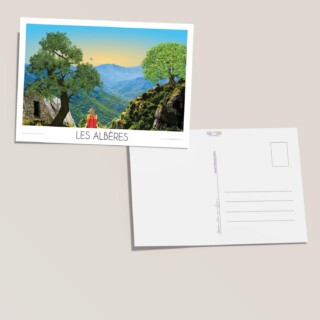 Carte postale Les Albères par la marque Foliove Foliove - Carte postale Les Albères