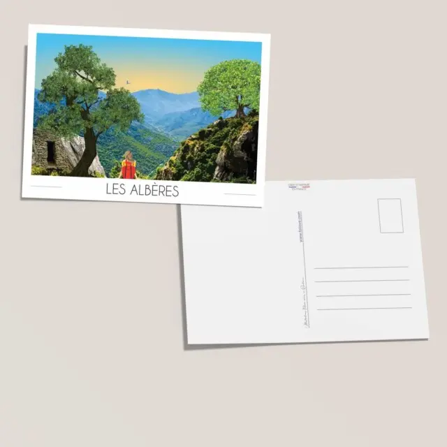Carte postale Les Albères par la marque Foliove Foliove - Carte postale Les Albères