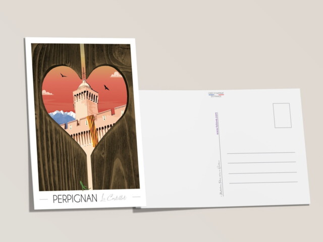 Foliove - Carte postale Perpignan Le Castillet