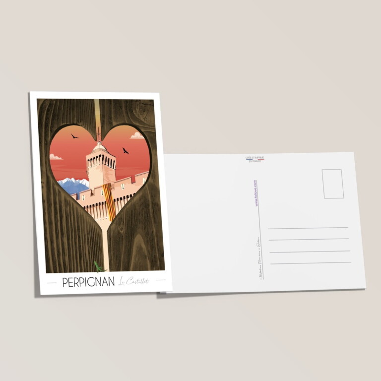 Foliove - Carte postale Perpignan Le Castillet