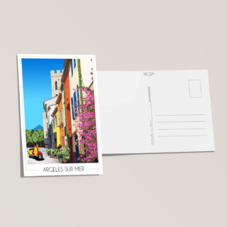 Foliove - Carte illustrée Argelès sur Mer