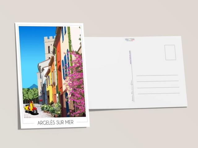 Foliove - Carte illustrée Argelès sur Mer